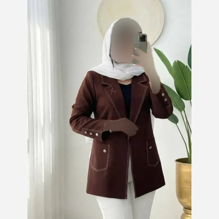 کت مزونی اسنا دبل مازراتی درجه یک جیب دار
