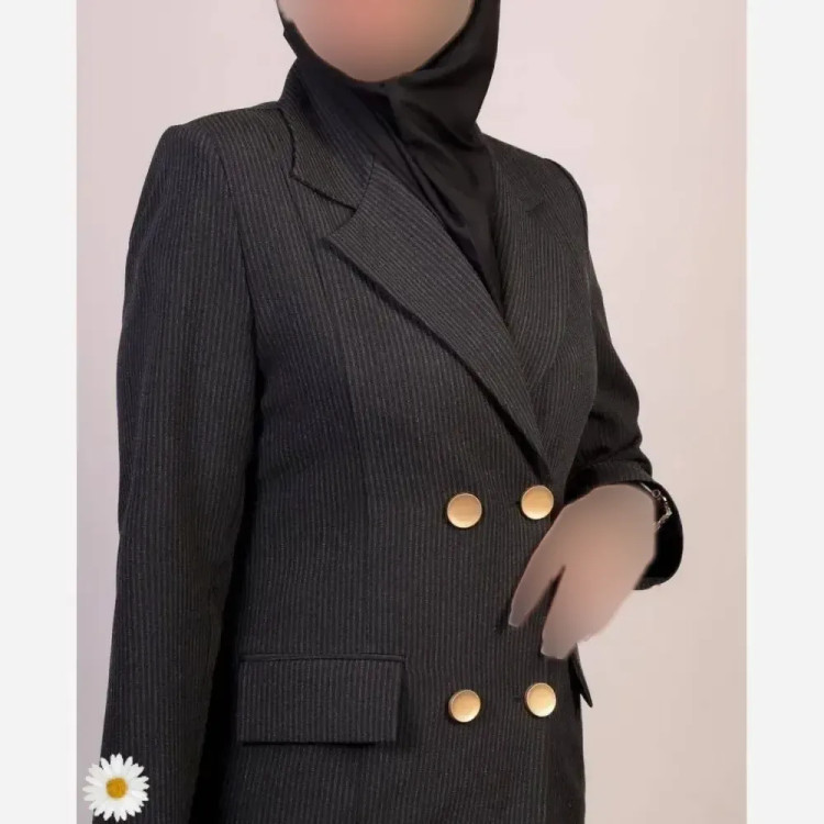 ست مانتو و شلوار اداری زنانه پارچه مکانیک پرشیا رنگ بندی متنوع سایز بزرگ و معمولی