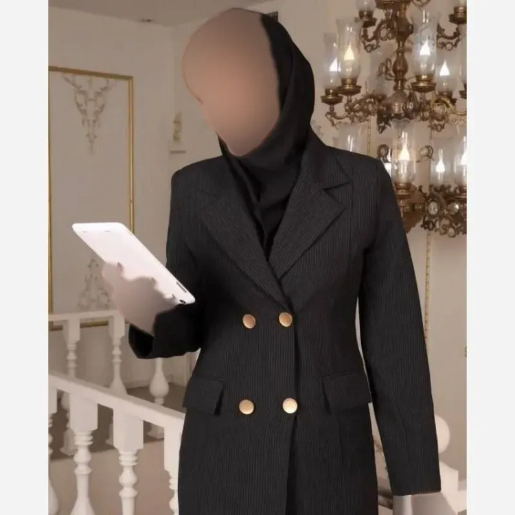 ست مانتو و شلوار اداری زنانه پارچه مکانیک پرشیا رنگ بندی متنوع سایز بزرگ و معمولی