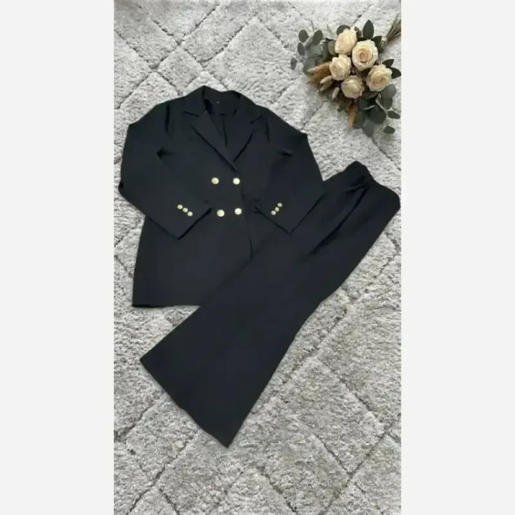 کت مزونی اسنا جنس دبل مازراتی درجه یک رنگ سرمه ای قهوه ای مشکی سایز 1 و 2