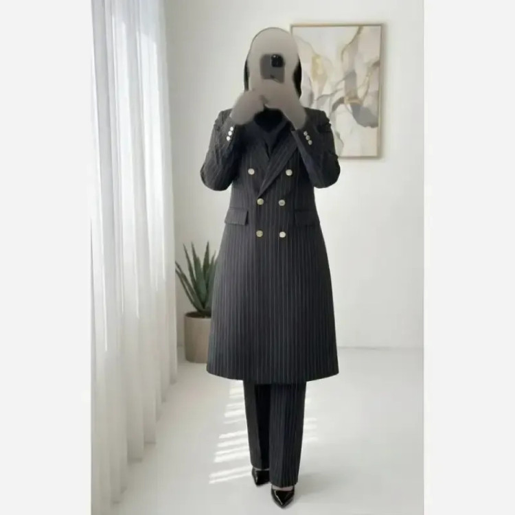 ست اداری سارا پارچه مازراتی کجراه درجه یک رنگ بندی متنوع سایز 1 و 2