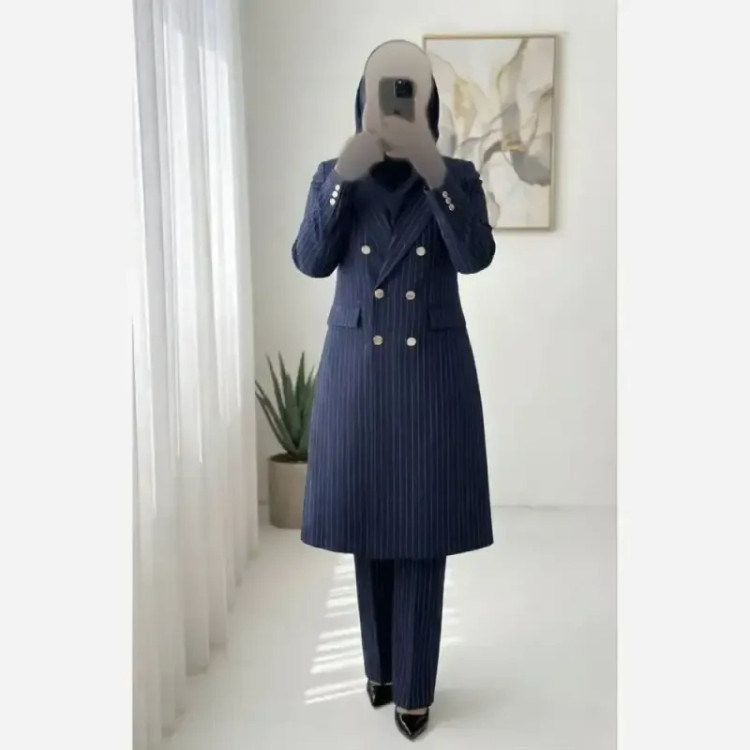 ست اداری سارا پارچه مازراتی کجراه درجه یک رنگ بندی متنوع سایز 1 و 2
