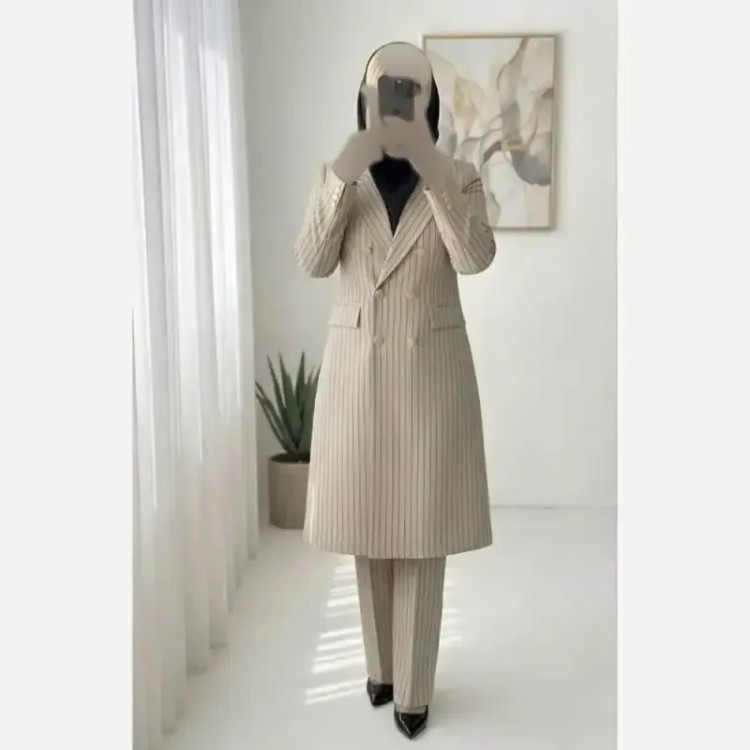 ست اداری سارا پارچه مازراتی کجراه درجه یک رنگ بندی متنوع سایز 1 و 2