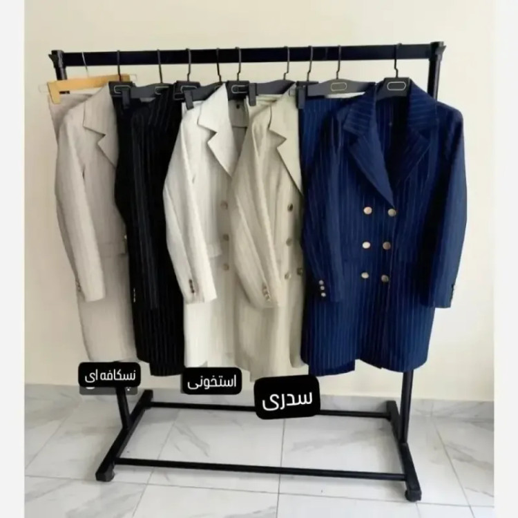 ست اداری سارا پارچه مازراتی کجراه درجه یک رنگ بندی متنوع سایز 1 و 2