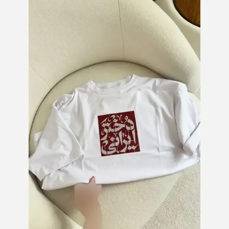 تیشرت دخترایرانی نخ پنبه درجه یک فری سایز سفید مشکی